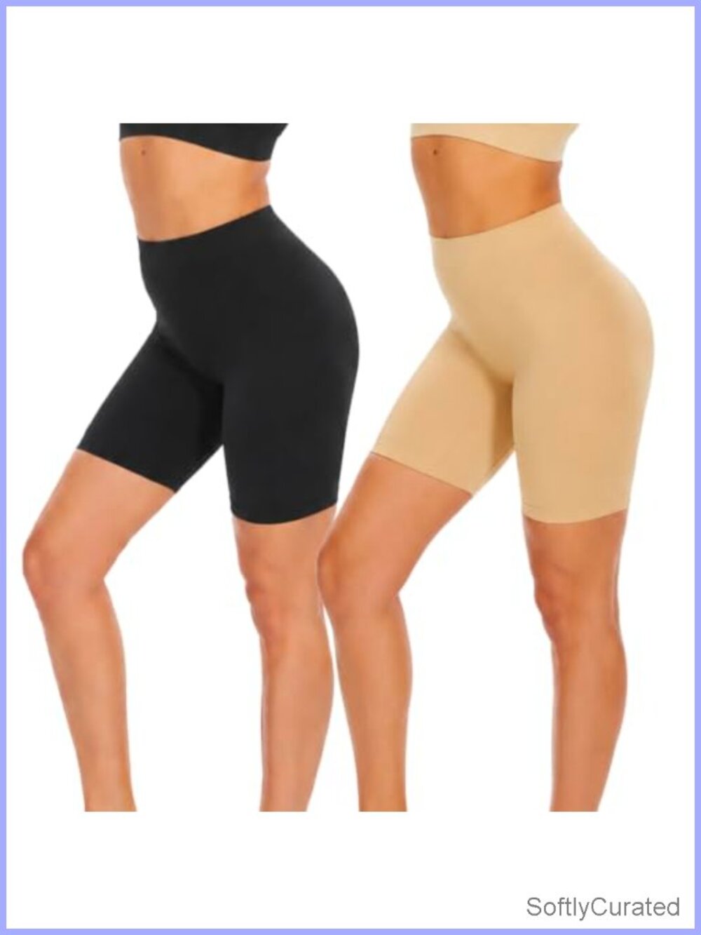 Seamless Slip Shorts Nylon Spandex Anti-Chafing Under Dress Shapewear